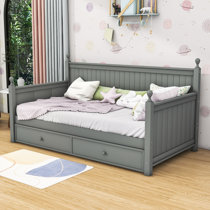 Bewdley twin xl daybed deals with trundle red barrel studio